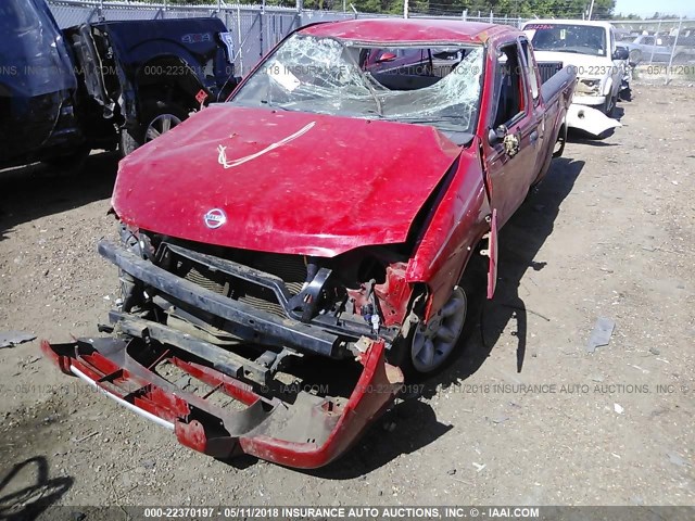 1N6DD26TX4C411927 - 2004 NISSAN FRONTIER KING CAB XE RED photo 6