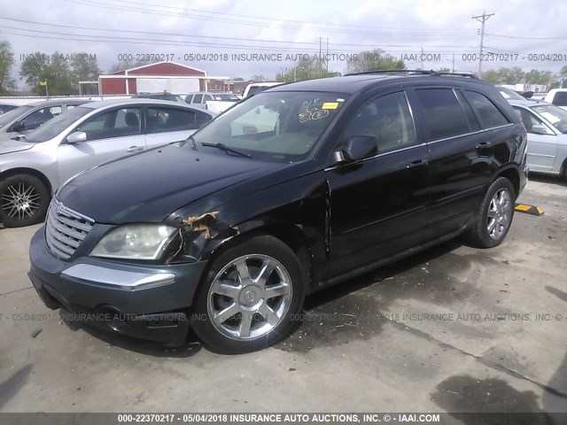 2A8GF78406R612493 - 2006 CHRYSLER PACIFICA LIMITED BLACK photo 2