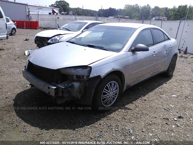 1G2ZF58B174230338 - 2007 PONTIAC G6 VALUE LEADER/BASE SILVER photo 2