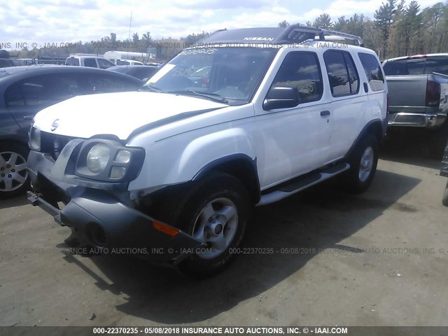 5N1ED28Y12C563152 - 2002 NISSAN XTERRA XE/SE WHITE photo 2