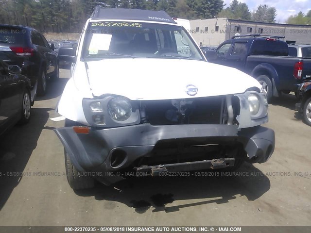 5N1ED28Y12C563152 - 2002 NISSAN XTERRA XE/SE WHITE photo 6