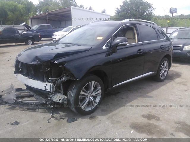 2T2BK1BA6FC287904 - 2015 LEXUS RX 350/BASE/F SPORT BLACK photo 2