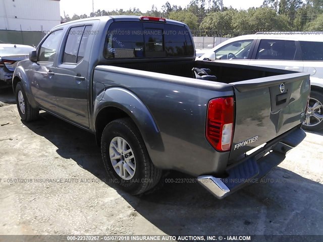 1N6AD0ER6GN730246 - 2016 NISSAN FRONTIER S/SV/SL/PRO-4X GRAY photo 3