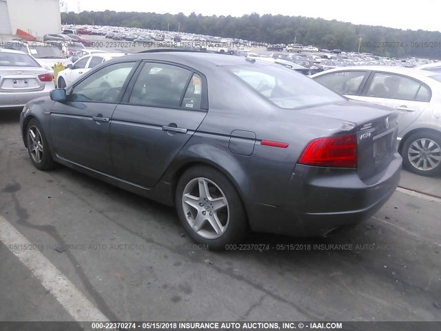 19UUA66294A059446 - 2004 ACURA TL GRAY photo 3