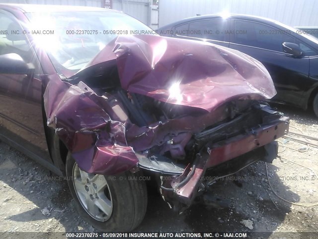 1G1ZT54875F239473 - 2005 CHEVROLET MALIBU LS 勃艮第红 照片 6