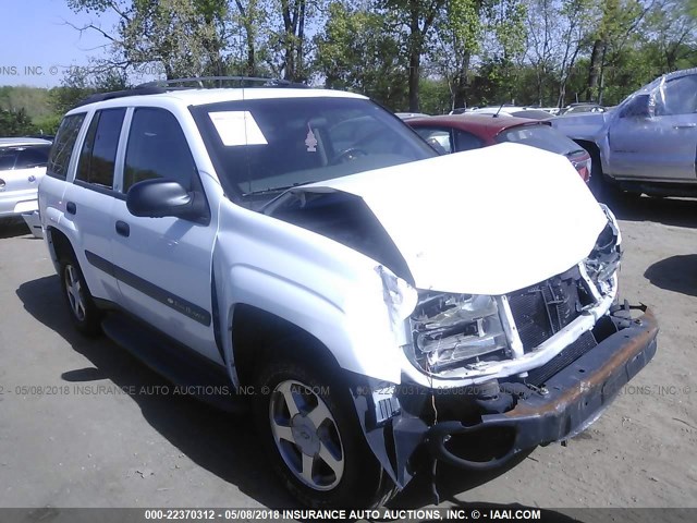 1GNDS13S542216961 - 2004 CHEVROLET TRAILBLAZER LS/LT WHITE photo 1