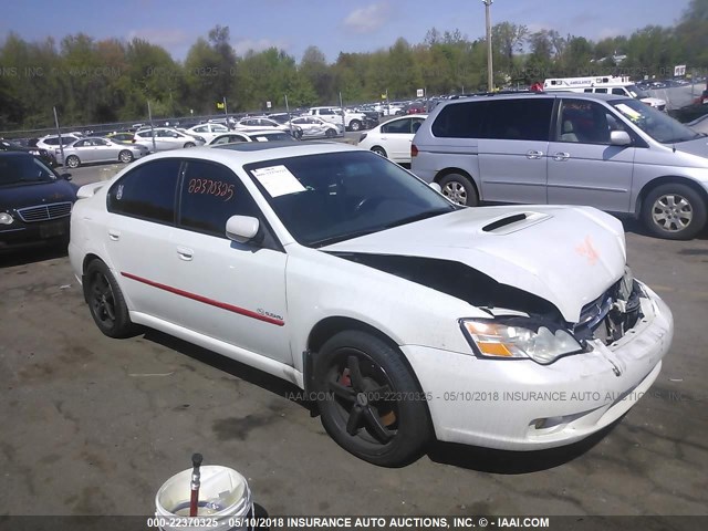 4S3BL676064207535 - 2006 SUBARU LEGACY GT LIMITED WHITE photo 1