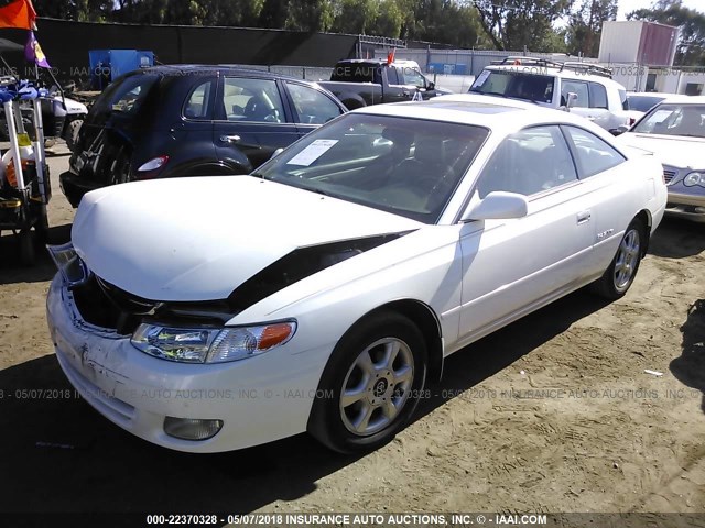 2T1CF28P2YC336470 - 2000 TOYOTA CAMRY SOLARA SE/SLE თეთრი ფოტო 2