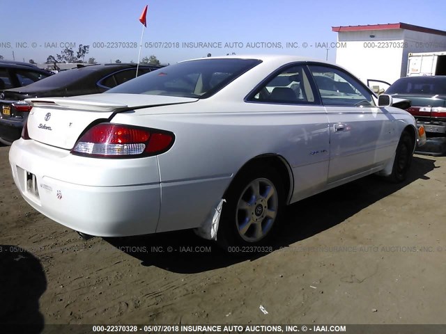 2T1CF28P2YC336470 - 2000 TOYOTA CAMRY SOLARA SE/SLE WHITE photo 4