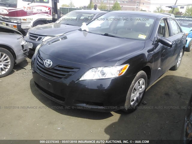 4T1BK46K17U023000 - 2007 TOYOTA CAMRY NEW GENERAT LE/XLE/SE BLACK photo 2