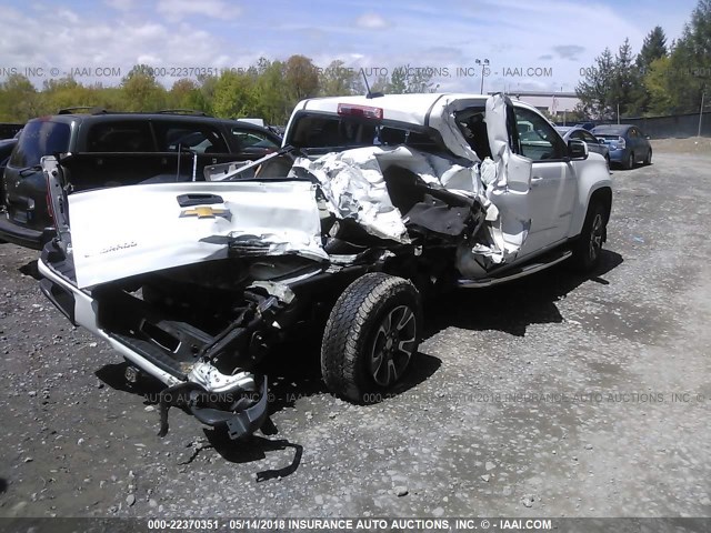 1GCGTDE31G1372290 - 2016 CHEVROLET COLORADO Z71 WHITE photo 4