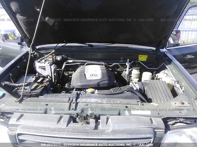 JACDJ58X4Y7J13920 - 2000 ISUZU TROOPER S/LS/LIMITED 绿色 照片 10