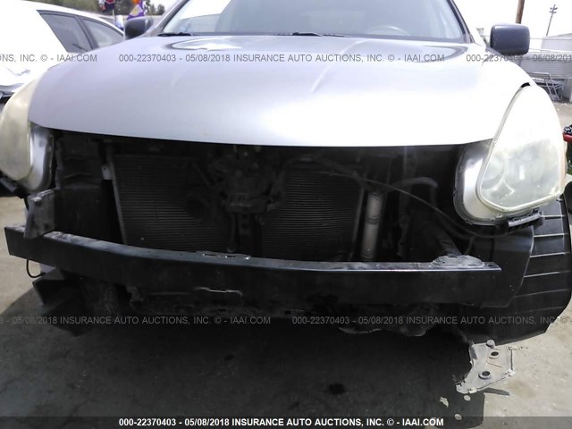 JN8AS58V08W119515 - 2008 NISSAN ROGUE S/SL GRAY photo 6