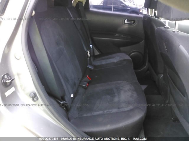 JN8AS58V08W119515 - 2008 NISSAN ROGUE S/SL GRAY photo 8