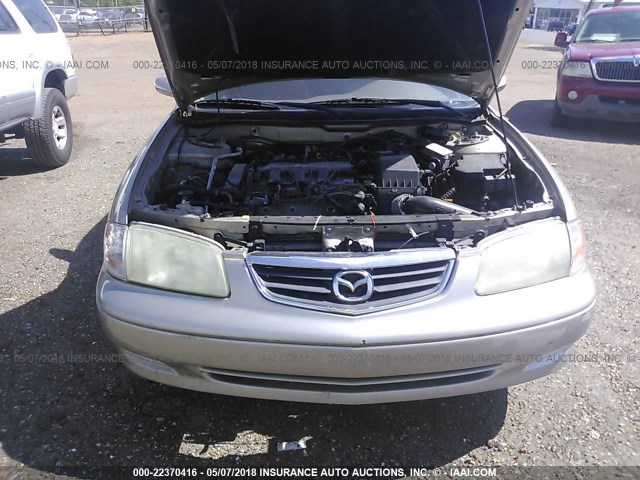 1YVGF22C125265462 - 2002 MAZDA 626 LX GOLD photo 10