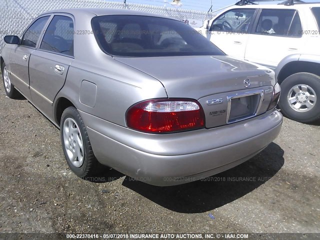 1YVGF22C125265462 - 2002 MAZDA 626 LX GOLD photo 3