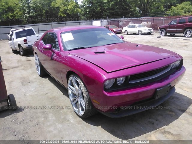 2C3CDYAG4CH176534 - 2012 DODGE CHALLENGER SXT PINK photo 1