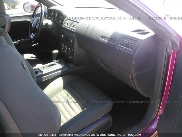 2C3CDYAG4CH176534 - 2012 DODGE CHALLENGER SXT PINK photo 5