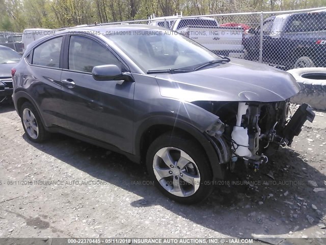 3CZRU6H35JM704006 - 2018 HONDA HR-V LX GRAY photo 1