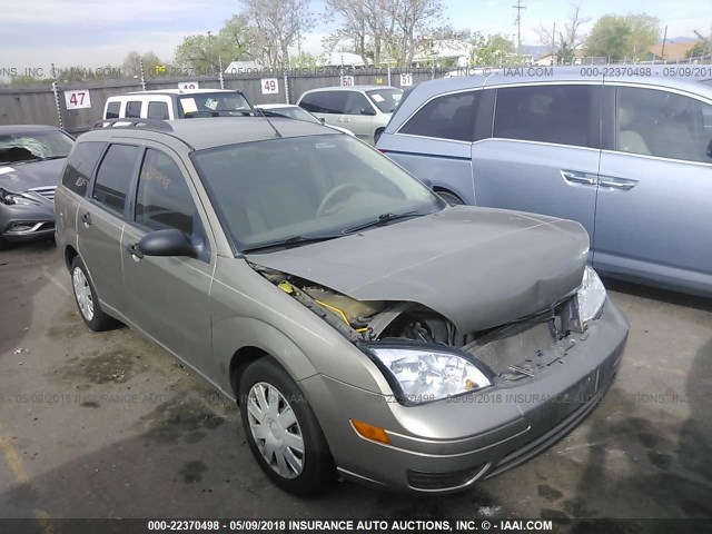 1FAHP36N75W106085 - 2005 FORD FOCUS ZXW BROWN photo 1