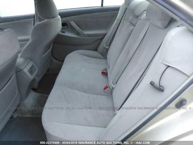 4T1BF3EK0BU218675 - 2011 TOYOTA CAMRY SE/LE/XLE 金色 照片 8