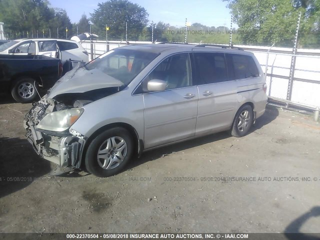 5FNRL38737B443837 - 2007 HONDA ODYSSEY EXL SILVER photo 2