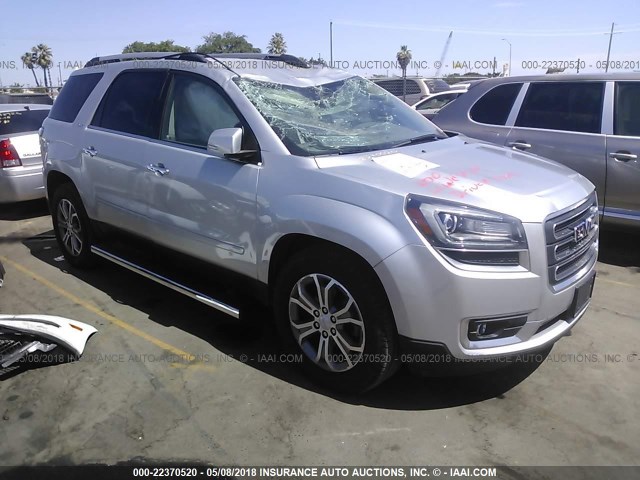 1GKKRRKDXFJ143418 - 2015 GMC ACADIA SLT-1 SILVER photo 1