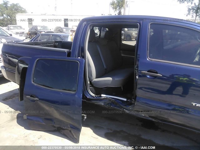 5TFJU4GNXDX043369 - 2013 TOYOTA TACOMA DOUBLE CAB PRERUNNER BLUE photo 6