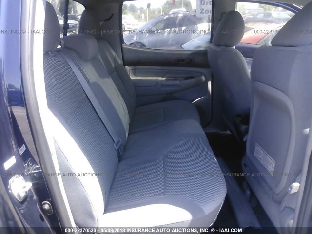 5TFJU4GNXDX043369 - 2013 TOYOTA TACOMA DOUBLE CAB PRERUNNER BLUE photo 8