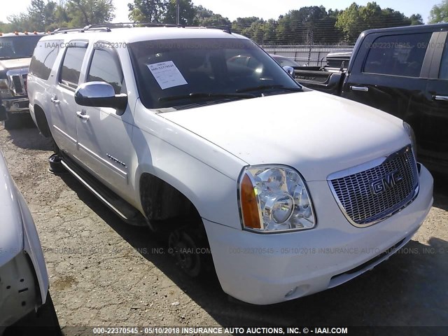 1GKS1KE06BR346289 - 2011 GMC YUKON XL C1500 SLT WHITE photo 1