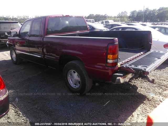 2GTEK19T941233310 - 2004 GMC NEW SIERRA K1500 BURGUNDY photo 3