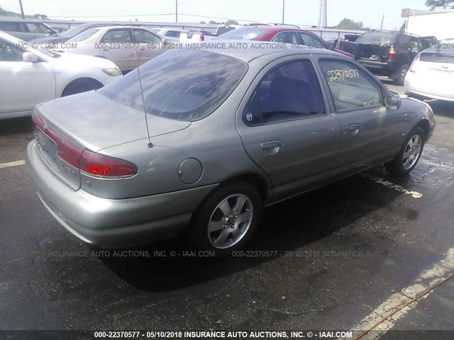 3MEFM66L7XM601415 - 1999 MERCURY MYSTIQUE LS SILVER photo 4