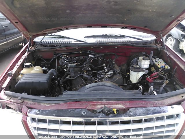 1FMZU63KX5UB43139 - 2005 FORD EXPLORER XLT/XLT SPORT/NBX 红色 照片 10