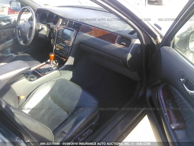 JH4KA96602C000862 - 2002 ACURA 3.5RL BLACK photo 5