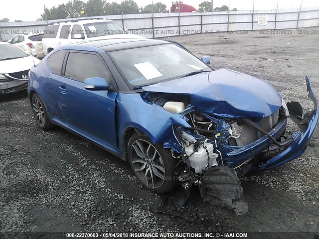 JTKJF5C72F3093757 - 2015 TOYOTA SCION TC 蓝色 照片 1