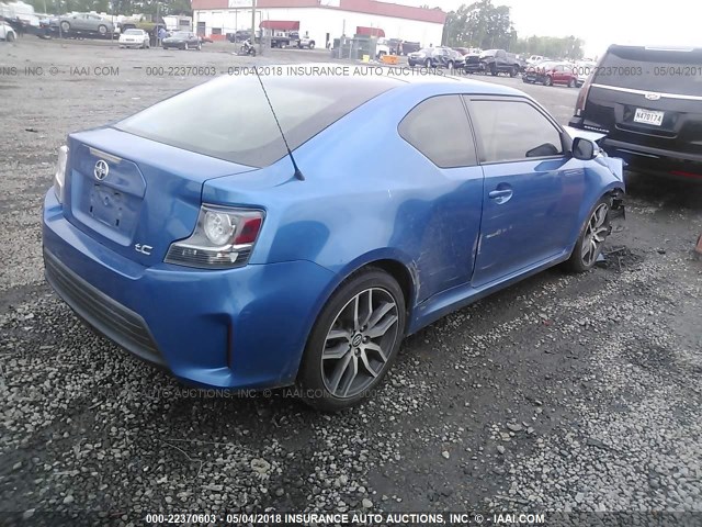 JTKJF5C72F3093757 - 2015 TOYOTA SCION TC 蓝色 照片 4