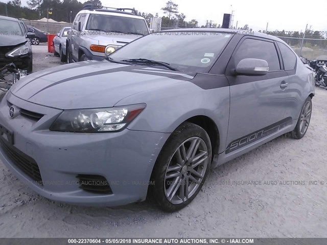 JTKJF5C73C3026242 - 2012 TOYOTA SCION TC 灰色 照片 2
