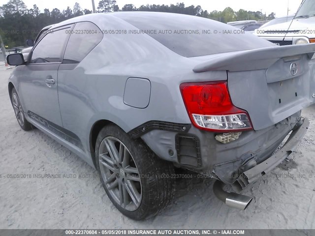 JTKJF5C73C3026242 - 2012 TOYOTA SCION TC 灰色 照片 3