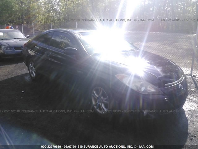 4T1CE38P05U519126 - 2005 TOYOTA CAMRY SOLARA SE/SLE შავი ფოტო 1