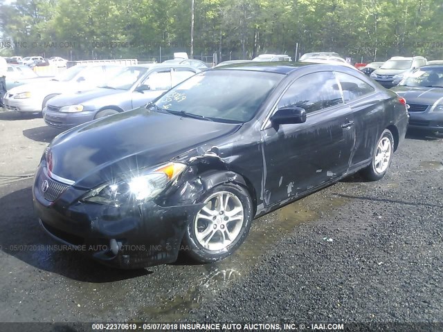 4T1CE38P05U519126 - 2005 TOYOTA CAMRY SOLARA SE/SLE შავი ფოტო 2