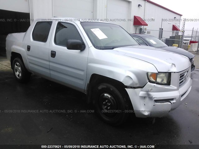 2HJYK16288H523202 - 2008 HONDA RIDGELINE RT SILVER photo 1