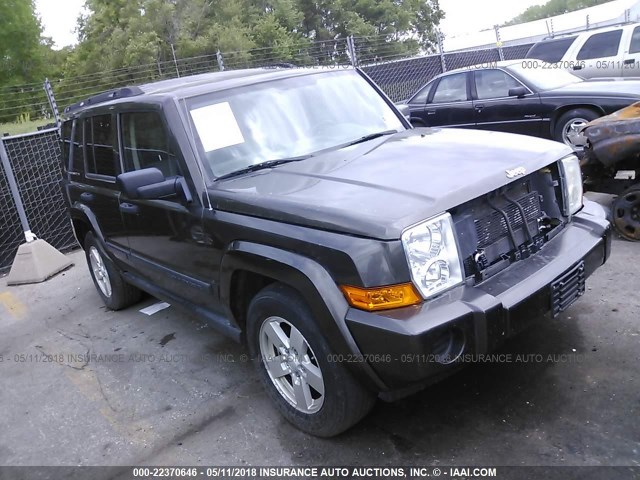 1J8HG48N76C274365 - 2006 JEEP COMMANDER შავი ფოტო 1