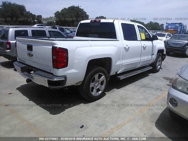 3GCPCRECXJG177696 - 2018 CHEVROLET SILVERADO C1500 LT أبيض صورة 4