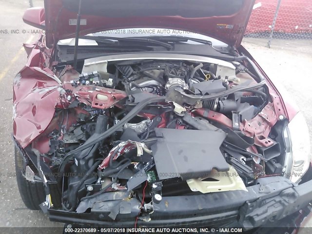 1G6DG1E39E0119469 - 2014 CADILLAC CTS PERFORMANCE COLLECTION Красный фото 10