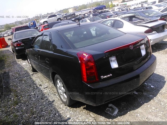 1G6DP577070196130 - 2007 CADILLAC CTS HI FEATURE V6 BLACK photo 3