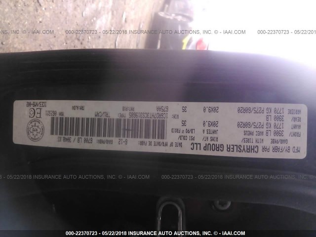1C6RD7HT3CS319685 - 2012 DODGE RAM 1500 SPORT BLACK photo 9