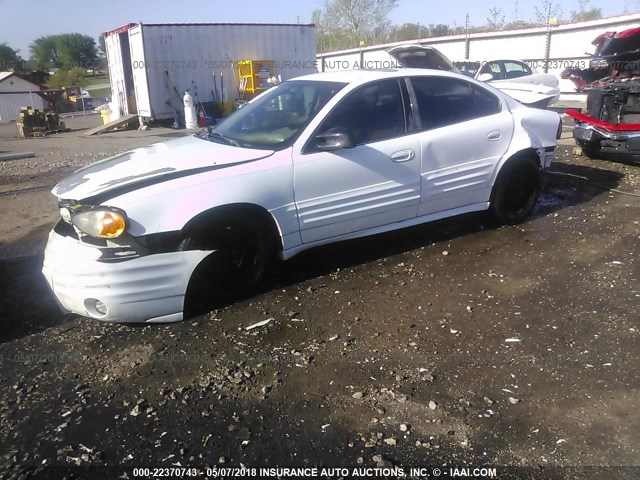 1G2NF52F02C305619 - 2002 PONTIAC GRAND AM SE1 WHITE photo 2