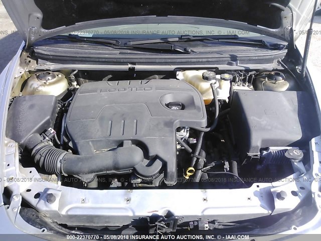 1G1ZC5E05CF119063 - 2012 CHEVROLET MALIBU 1LT 银色 照片 10