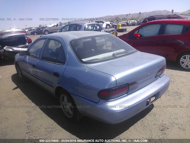 1Y1SK5265TZ043858 - 1996 GEO PRIZM LSI Light Blue photo 3