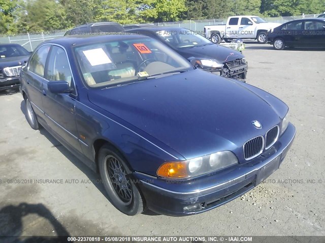WBADM6346YGU18375 - 2000 BMW 528 I AUTOMATIC BLUE photo 1